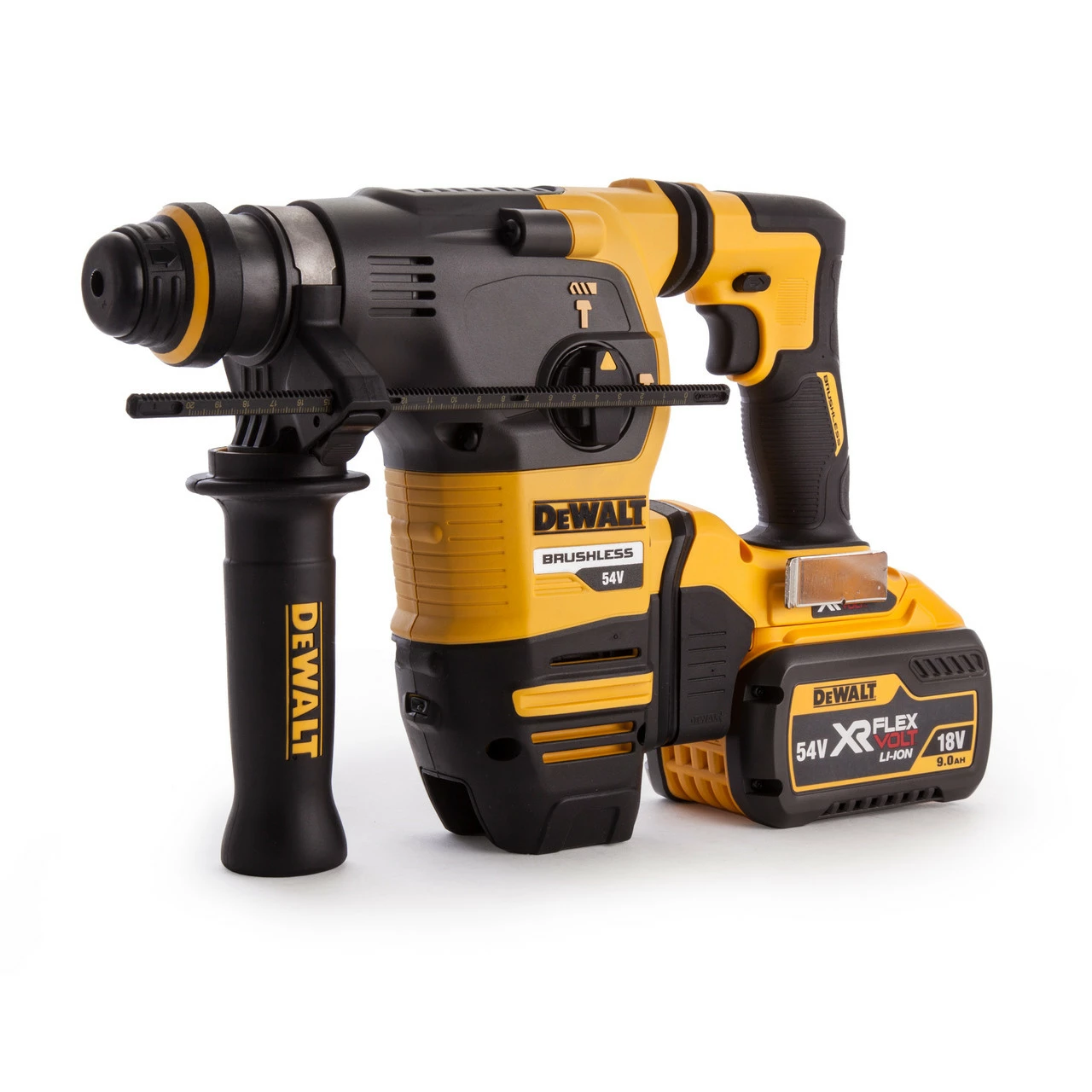 Budget π DeWalt DCH333X2-GB 54V XR Flexvolt Brushless SDS+ π¨ Hammer Drill With 2x 9.0Ah Batteries π - Image 3