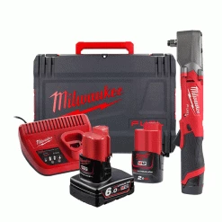 Buy ๐คฉ Milwaukee M12 FRAIWF38-622X 12V 3/8" Right Angle Impact ๐ง Wrench Kit ๐
