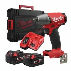 Wholesale 🌟 Milwaukee M18 ONEIWF12-502X Fuel 18V One-Key Compact 1/2" Impact 🔧 Wrench With 2x 5.0Ah Batteries 🥰