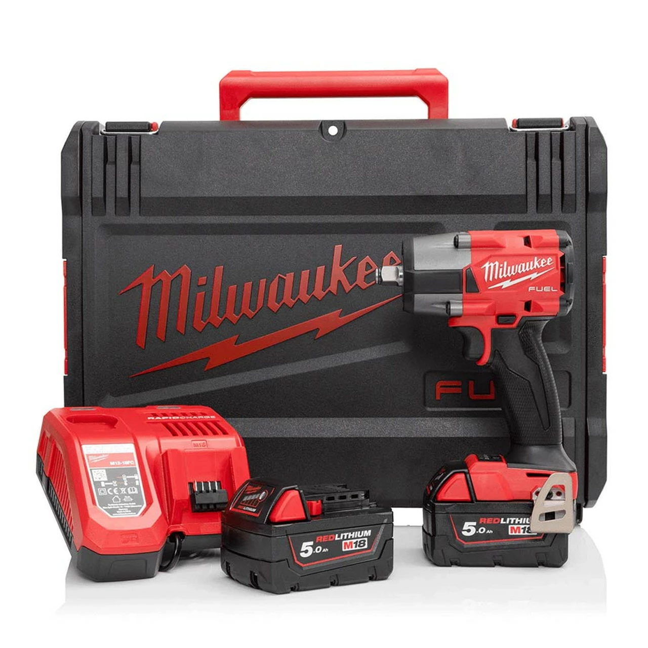 Best reviews of ๐ Milwaukee M18 FMTIW2F12-502X 18V FUEL 1/2" Mid-Torque Impact ๐ง Wrench With 2x 5.0Ah Batteries โญ - Image 9