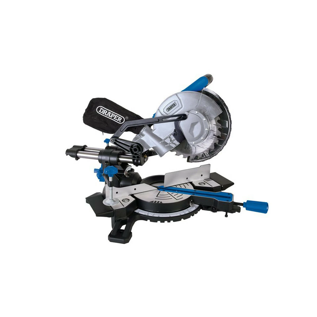 Best deal β€οΈ Draper 83677 210mm Sliding Compound Mitre Saw With Laser Cutting Guide 1500W 230V π