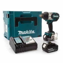 Best Pirce 😉 Makita DTW1001RTJ 18V 3/4" Brushless Impact 🔧 Wrench With 2x 5.0Ah Batteries 👍