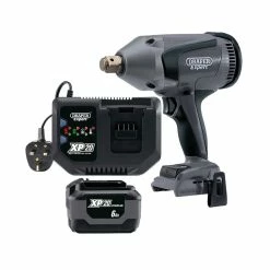 Buy 🥰 Draper Expert 94081 XP20 3/4" Impact 🔧 Wrench Kit With 1x 6.0Ah Battery 🤩