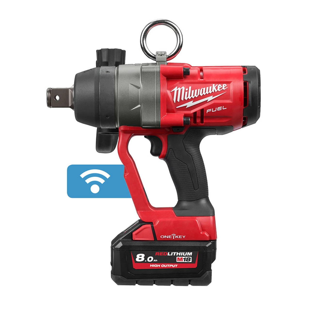 New ๐ Milwaukee M18 ONEFHIWF1-802X 18V Fuel One-Key 1" High Torque Impact ๐ง Wrench With 2x 8.0Ah Batteries ๐ - Image 4