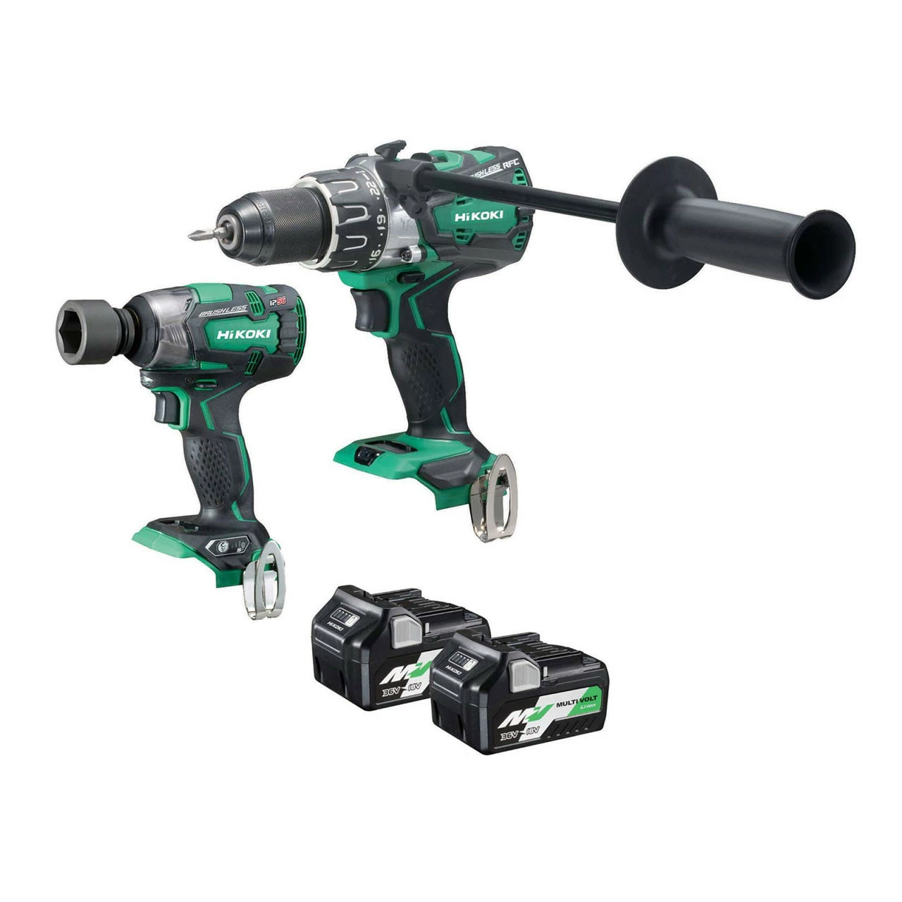 Deals 🥰 HiKoki KC18DPL2JBZ 18V Cordless Kit With 2x MultiVolt 5.0Ah Batteries 🤩 - Image 2