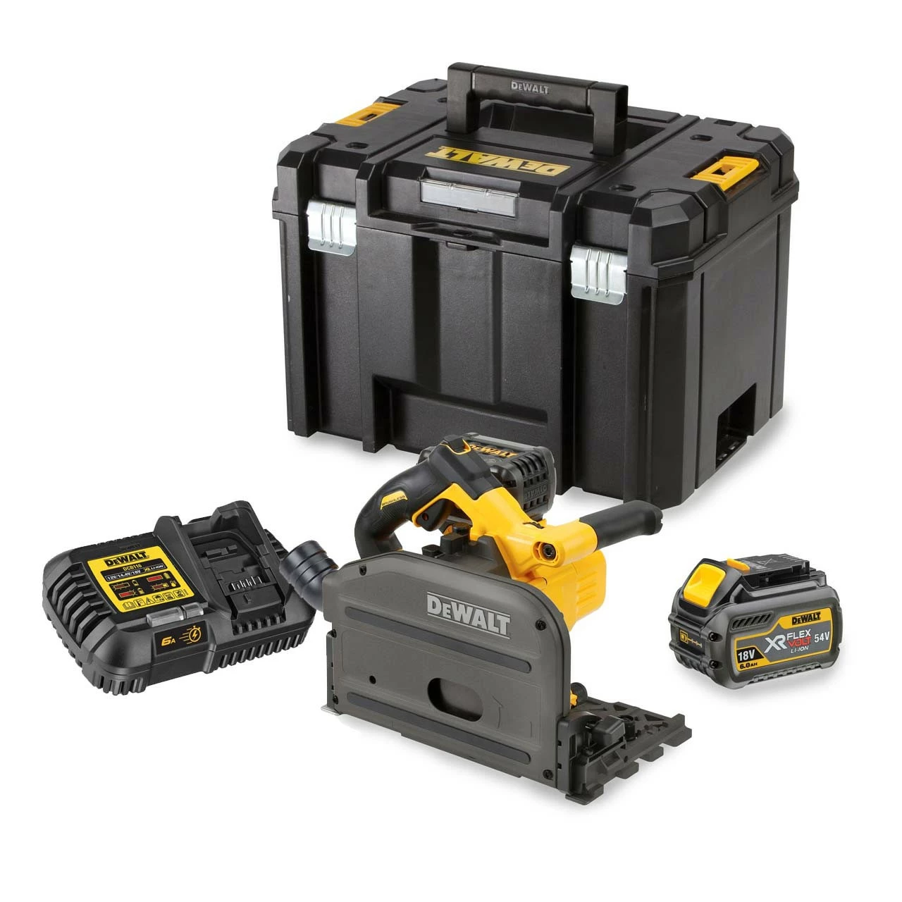 Deals π₯ DeWalt DCS520T2-GB 54V XR FlexVolt 165mm Plunge Saw With 2x 6.0Ah Batteries π₯ 2 Deals π₯ DeWalt DCS520T2-GB 54V XR FlexVolt 165mm Plunge Saw With 2x 6.0Ah Batteries π₯