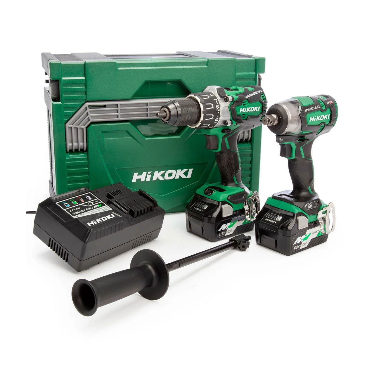 Deals 🥰 HiKoki KC18DPL2JBZ 18V Cordless Kit With 2x MultiVolt 5.0Ah Batteries 🤩