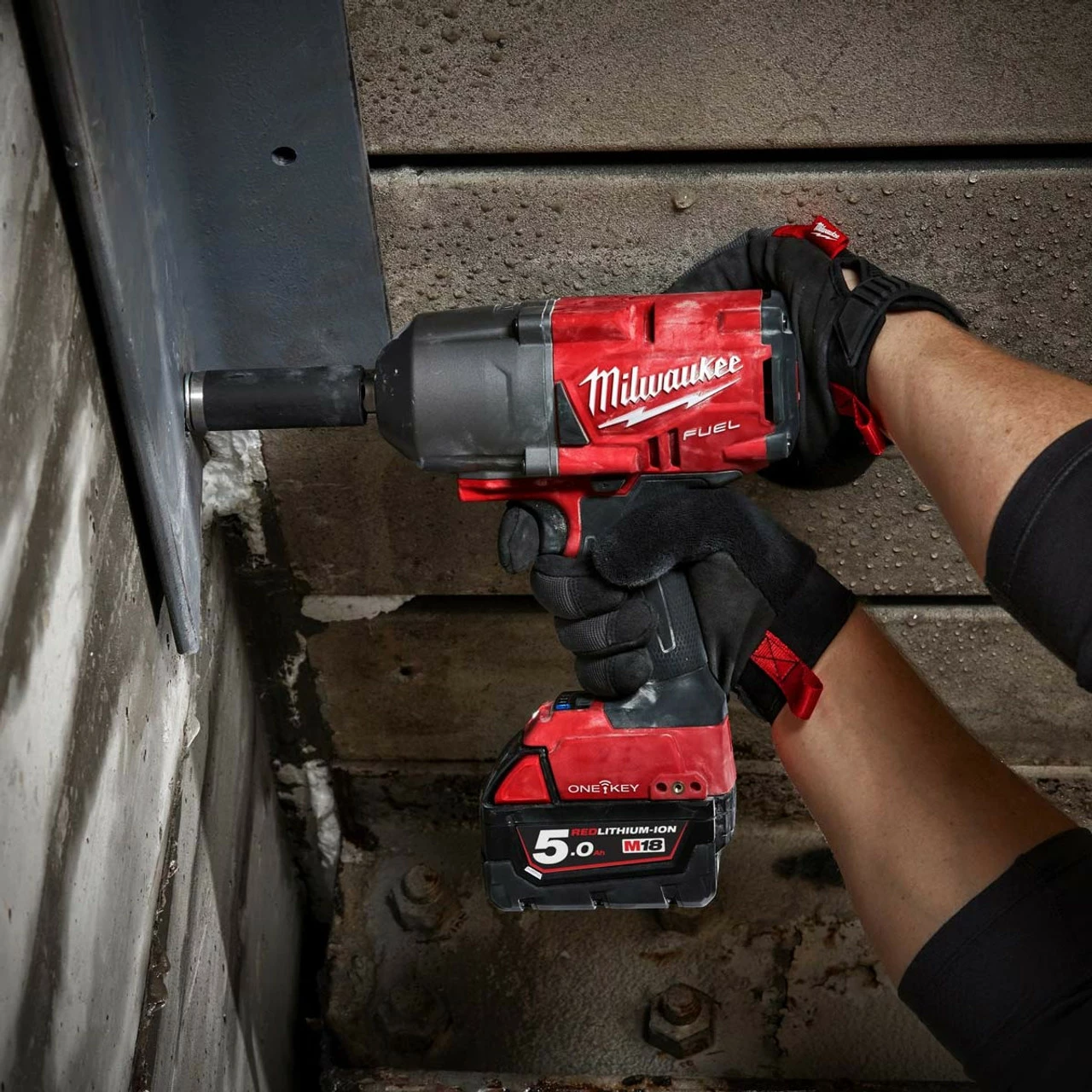 Outlet 🌟 Milwaukee M18 ONEFHIWF34-502X 18V Fuel 3/4" Brushless One-Key Impact 🔧 Wrench With 2x 5.0Ah Batteries 😍 - Image 7