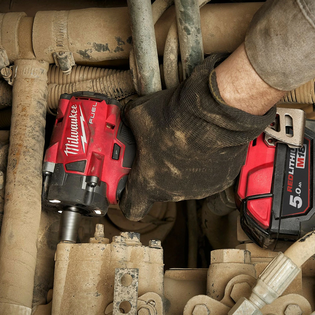 Best Sale ❤️ Milwaukee M18 FIW2F12-0X 18V 1/2" Impact 🔧 Wrench With Friction Ring (Body Only) 💯 - Image 7