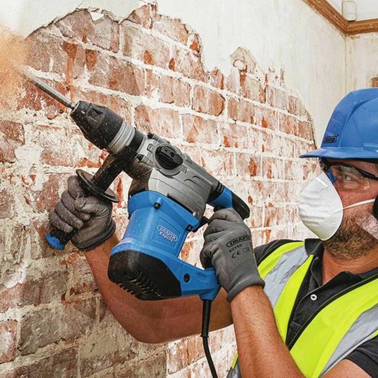 New π Draper 56405 SDS+ Rotary π¨ Hammer Drill 1500W 230V π₯° - Image 4