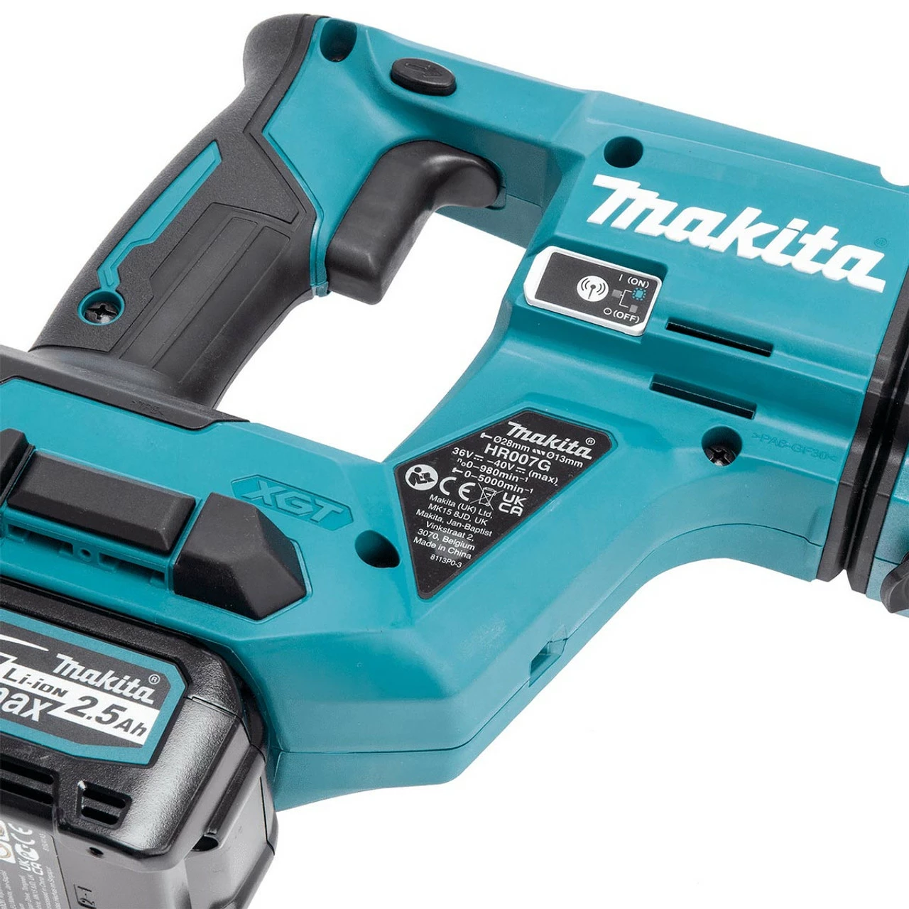 Coupon π Makita HR007GD201 40V Max XGT SDS+ Rotary π¨ Hammer Drill With 2x 2.5Ah Batteries π― - Image 4