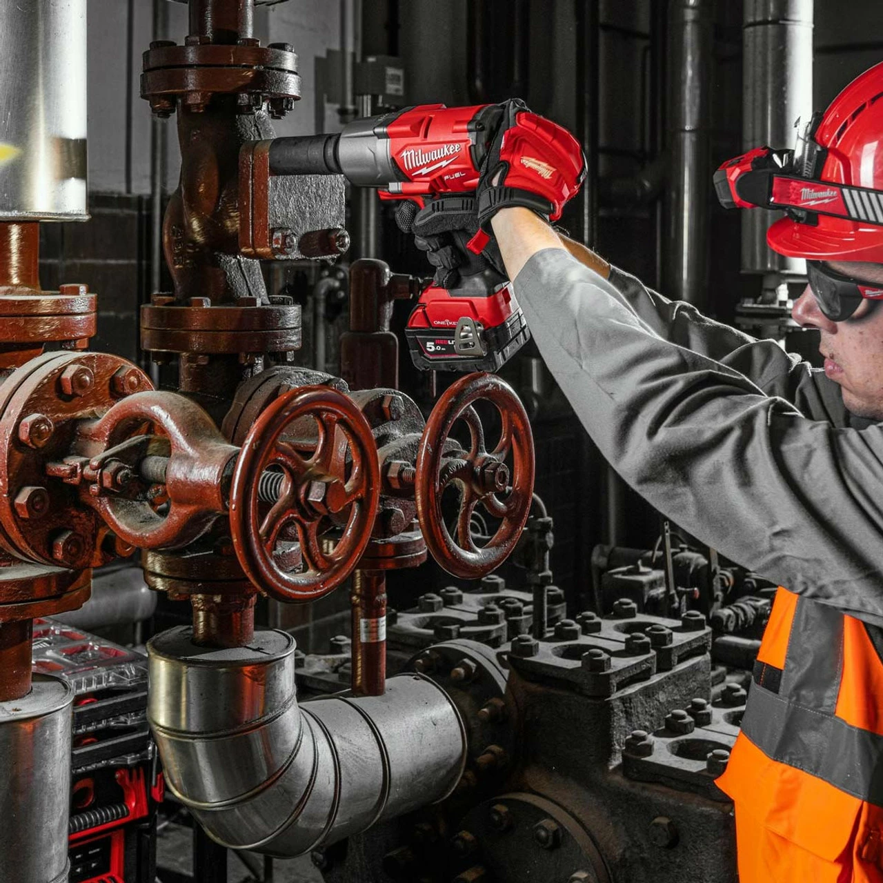 Outlet 🌟 Milwaukee M18 ONEFHIWF34-502X 18V Fuel 3/4" Brushless One-Key Impact 🔧 Wrench With 2x 5.0Ah Batteries 😍 - Image 8