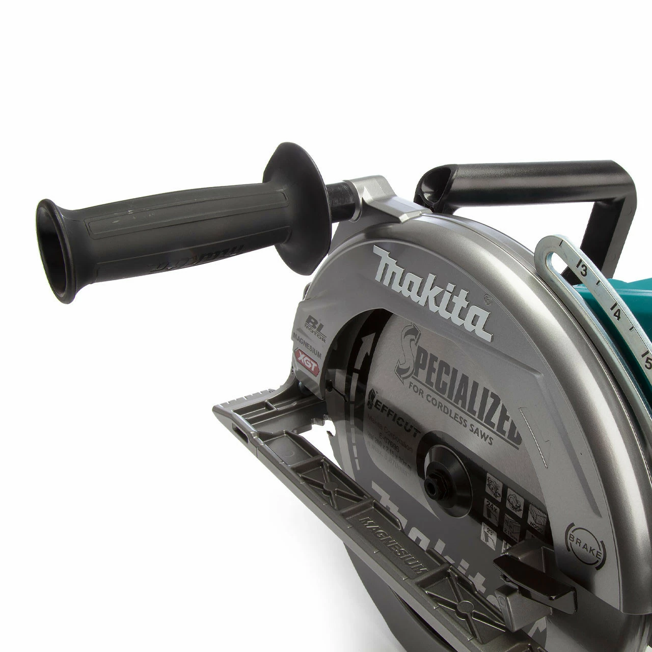 Buy π₯ Makita RS002GD201 40V Max XGT Brushless Rear Handle 260mm Circular Saw With 2x 2.5Ah Batteries π - Image 5