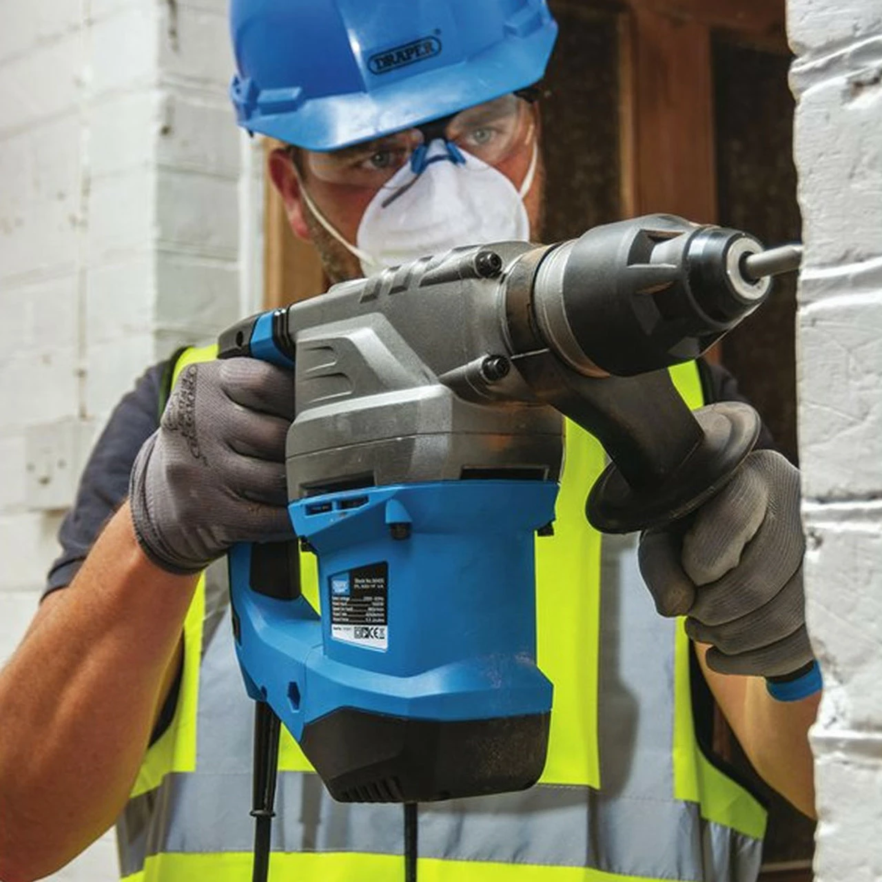 New π Draper 56405 SDS+ Rotary π¨ Hammer Drill 1500W 230V π₯° - Image 2