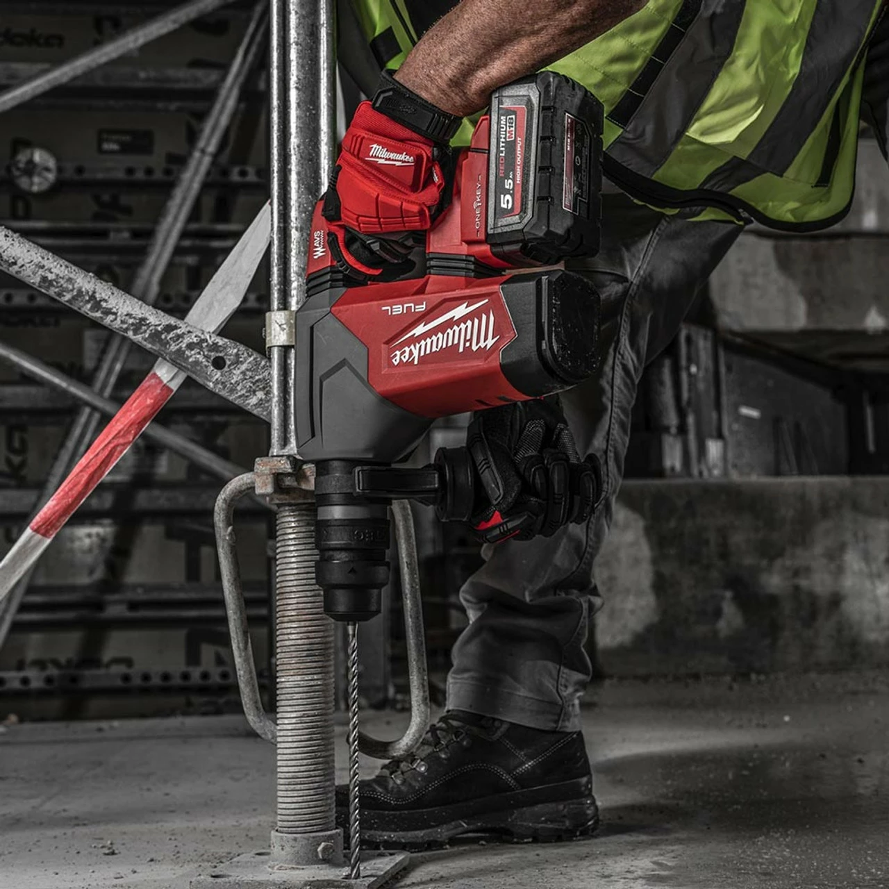 Budget 😀 Milwaukee M18 ONEFHPX-0 18V Fuel One-Key SDS Plus 🔨 Hammer (Body Only) ❤️ - Image 15