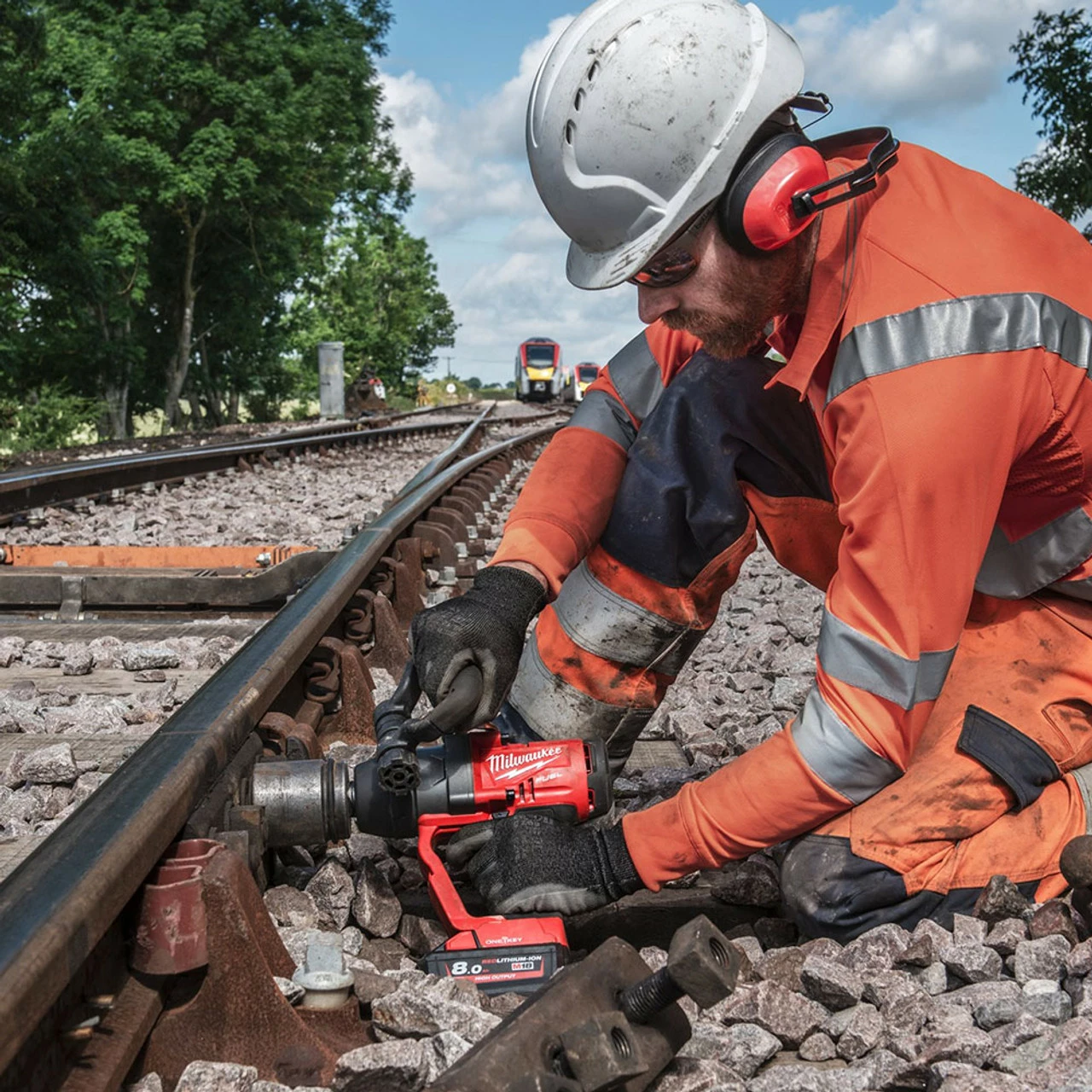 New ๐ Milwaukee M18 ONEFHIWF1-802X 18V Fuel One-Key 1" High Torque Impact ๐ง Wrench With 2x 8.0Ah Batteries ๐ - Image 13