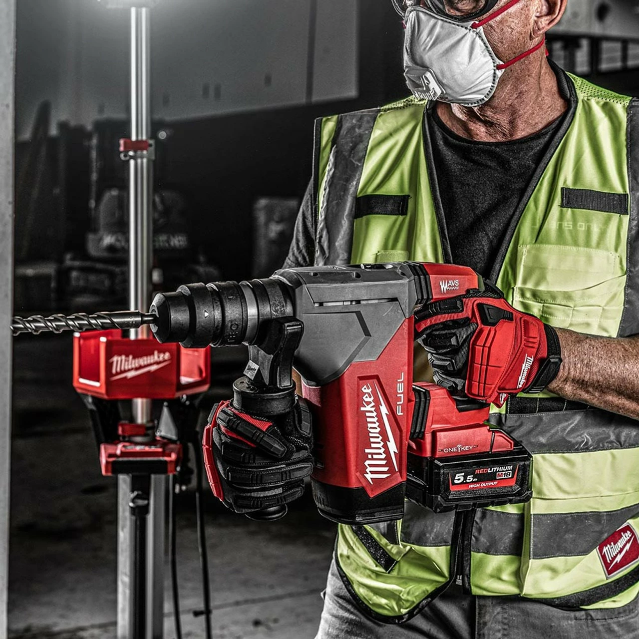 Budget 😀 Milwaukee M18 ONEFHPX-0 18V Fuel One-Key SDS Plus 🔨 Hammer (Body Only) ❤️ - Image 12