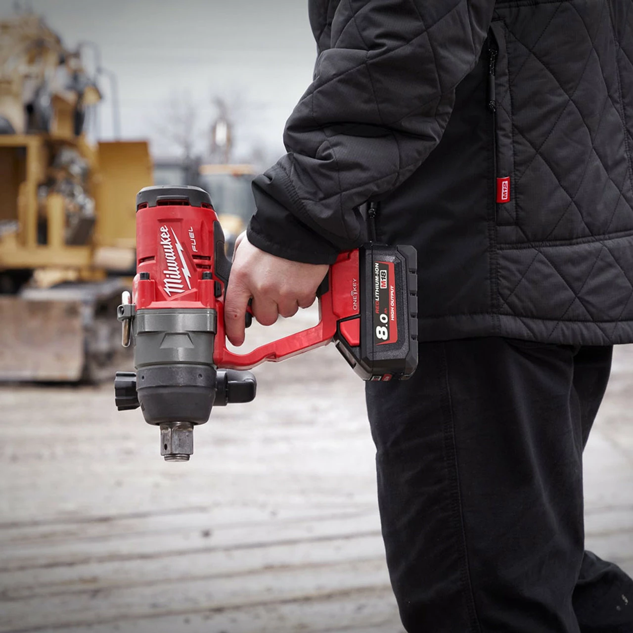 New ๐ Milwaukee M18 ONEFHIWF1-802X 18V Fuel One-Key 1" High Torque Impact ๐ง Wrench With 2x 8.0Ah Batteries ๐ - Image 8