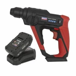 Discount 🧨 Sealey CP20VSDSKIT1 Cordless Rotary 🔨 Hammer Drill Kit 20V SDS Plus 2Ah 🌟