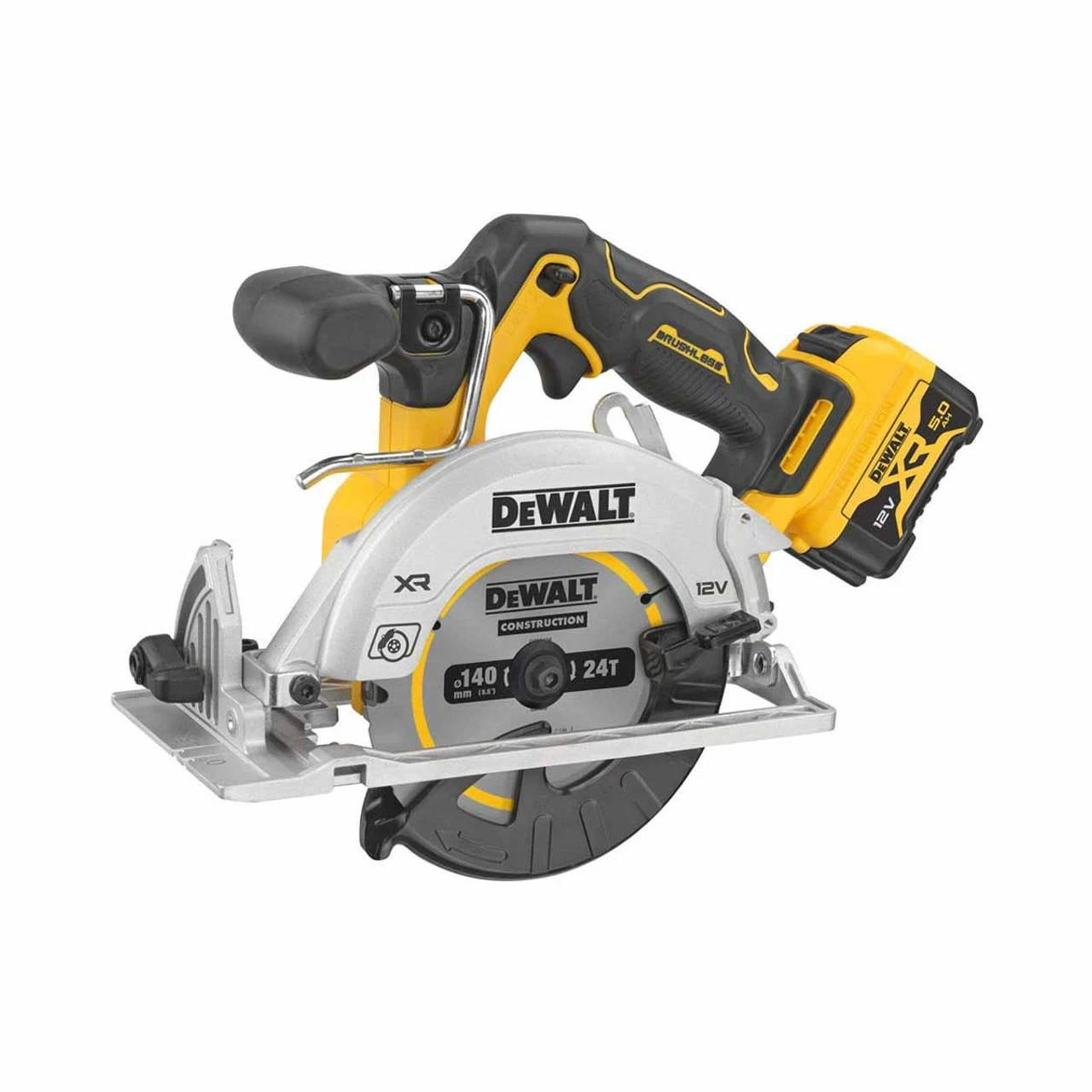 Best reviews of π₯° DeWalt DCS512P2 12V XR Brushless 140mm Circular Saw With 2x 5.0Ah Batteries β - Image 2