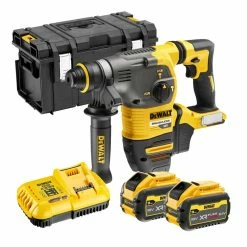 Budget 🎁 DeWalt DCH333X2-GB 54V XR Flexvolt Brushless SDS+ 🔨 Hammer Drill With 2x 9.0Ah Batteries 👏