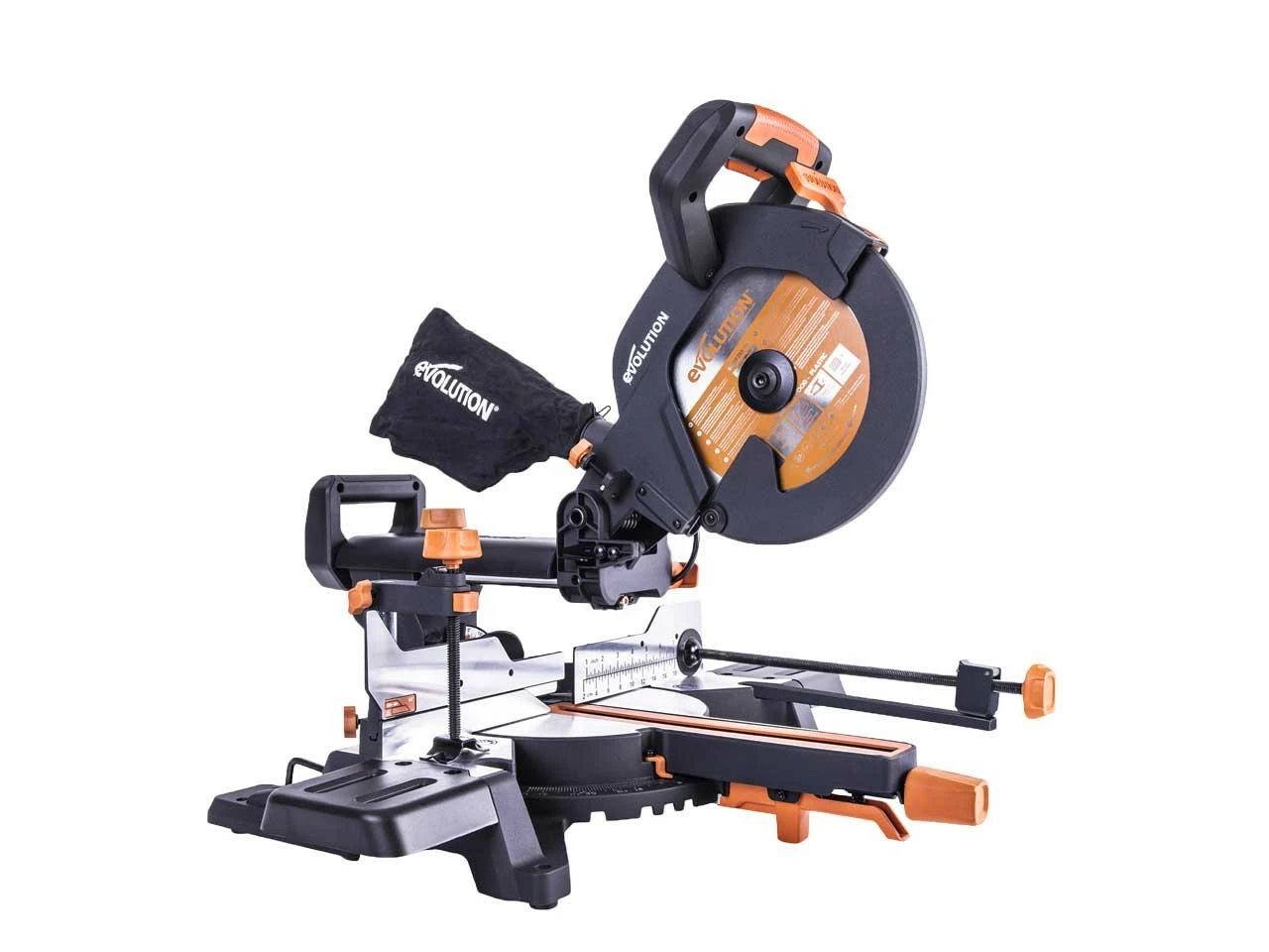 New โ๏ธ Evolution R255SMS+ 255mm Pro Multi-Material Sliding Mitre Saw 1600W 110V ๐