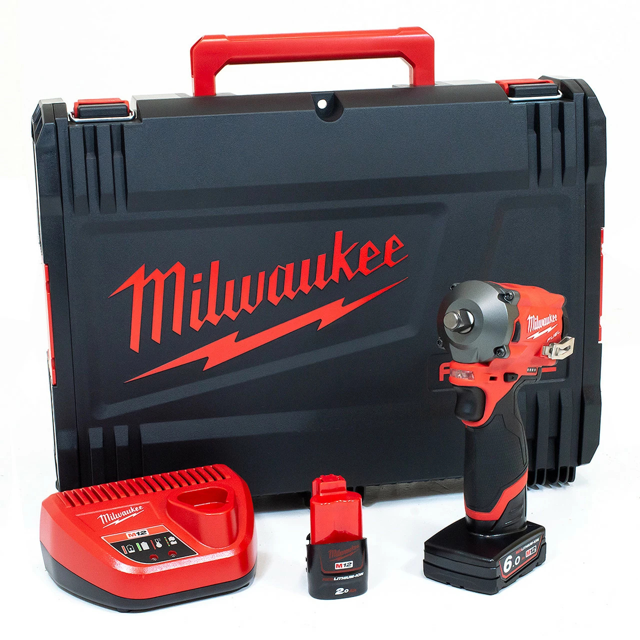 Budget ๐ฏ Milwaukee M12 FIWF12-622X 12V Fuel Brushless 1/2" Impact ๐ง Wrench With 2x Batteries โ