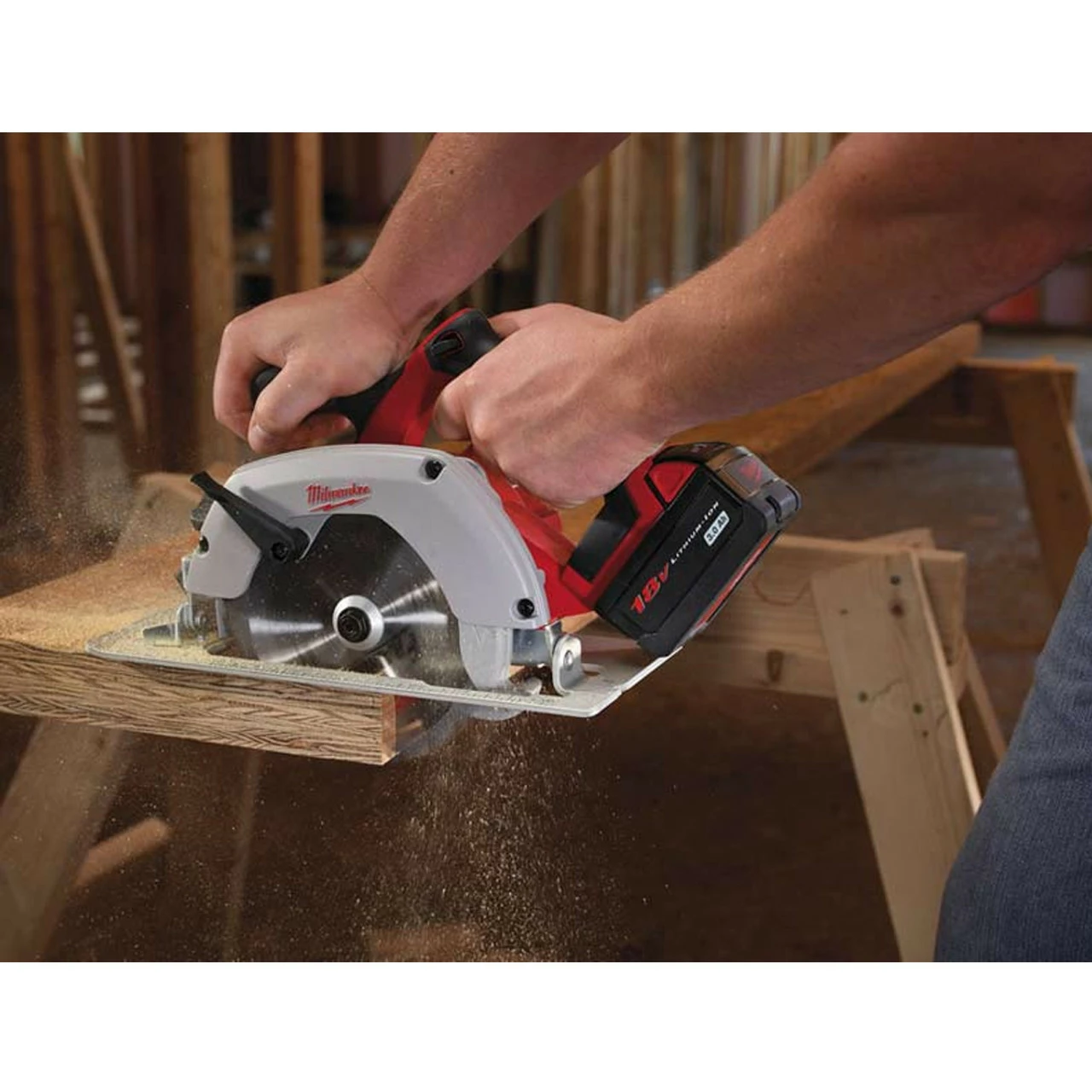 Wholesale ๐ Milwaukee M18 HD18 CS 18V 165mm Circular Saw For Wood And Plastic With 2x 4.0Ah Batteries ๐ - Image 4