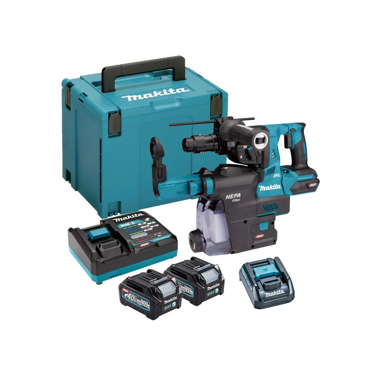 Flash Sale π Makita HR004GD204 40V Max XGT SDS Plus Brushless Rotary π¨ Hammer With 2x 2.5Ah Batteries βοΈ 3 Flash Sale π Makita HR004GD204 40V Max XGT SDS Plus Brushless Rotary π¨ Hammer With 2x 2.5Ah Batteries βοΈ
