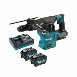 New 👍 Makita HR009GT201 40V Max XGT Brushless Rotary 🔨 Hammer With 2x 5.0Ah Batteries 😉
