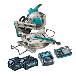 Brand new 👍 Makita LS004GD201 40V Max XGT Brushless Slide Compound 260mm Mitre Saw Kit With 2x 2.5Ah Batteries 🎁