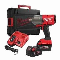 Flash Sale 🌟 Milwaukee M18 ONEFHIWF12-502X 18V Fuel ONE-KEY Brushless 1/2" Impact 🔧 Wrench With Friction Ring Kit 🧨