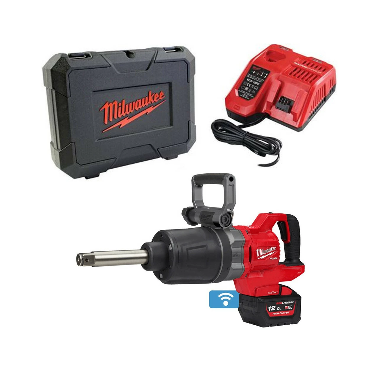Best deal ๐ Milwaukee M18 ONEFHIWF1D-121C 18V Fuel One-Key D-Handled 1" Impact ๐ง Wrench With 1x 12.0Ah Battery โจ