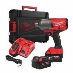 Outlet ๐ Milwaukee M18 ONEFHIWF34-502X 18V Fuel 3/4" Brushless One-Key Impact ๐ง Wrench With 2x 5.0Ah Batteries ๐