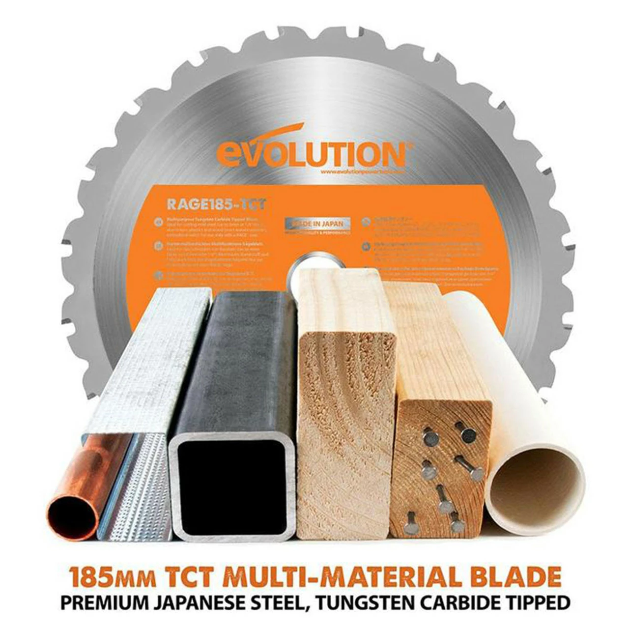 New 🤩 Evolution R185CCSX 185mm Circular Saw & Track 1600W 240V 😍 - Image 2