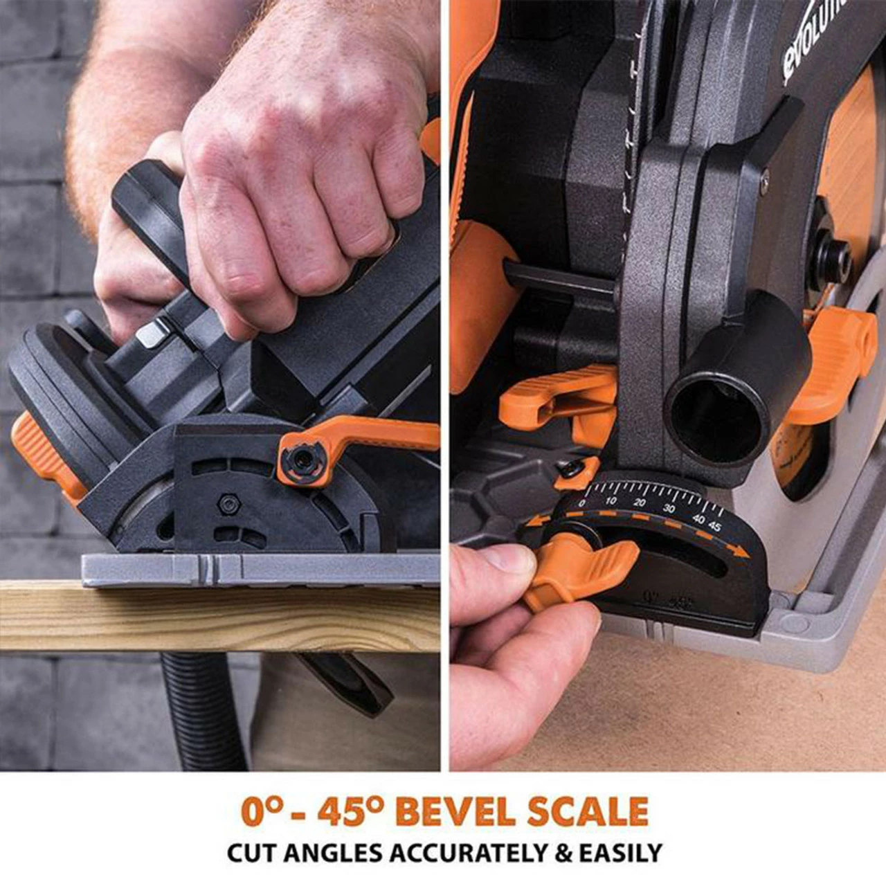 New 🤩 Evolution R185CCSX 185mm Circular Saw & Track 1600W 240V 😍 - Image 14