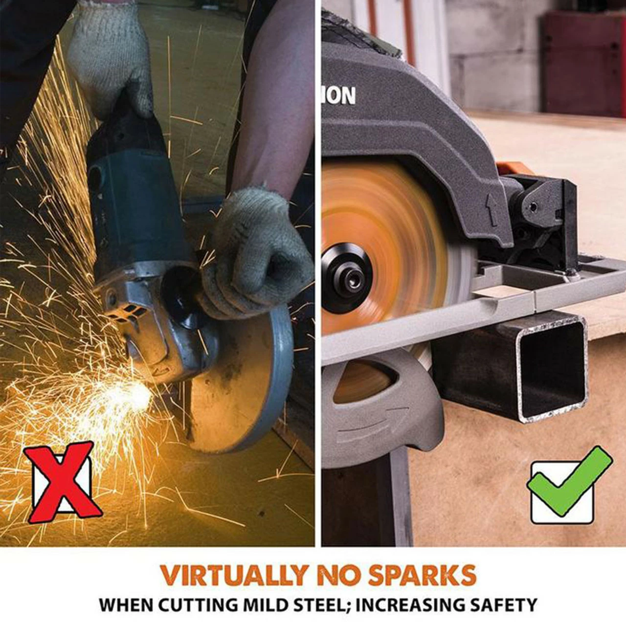 New 🤩 Evolution R185CCSX 185mm Circular Saw & Track 1600W 240V 😍 - Image 11