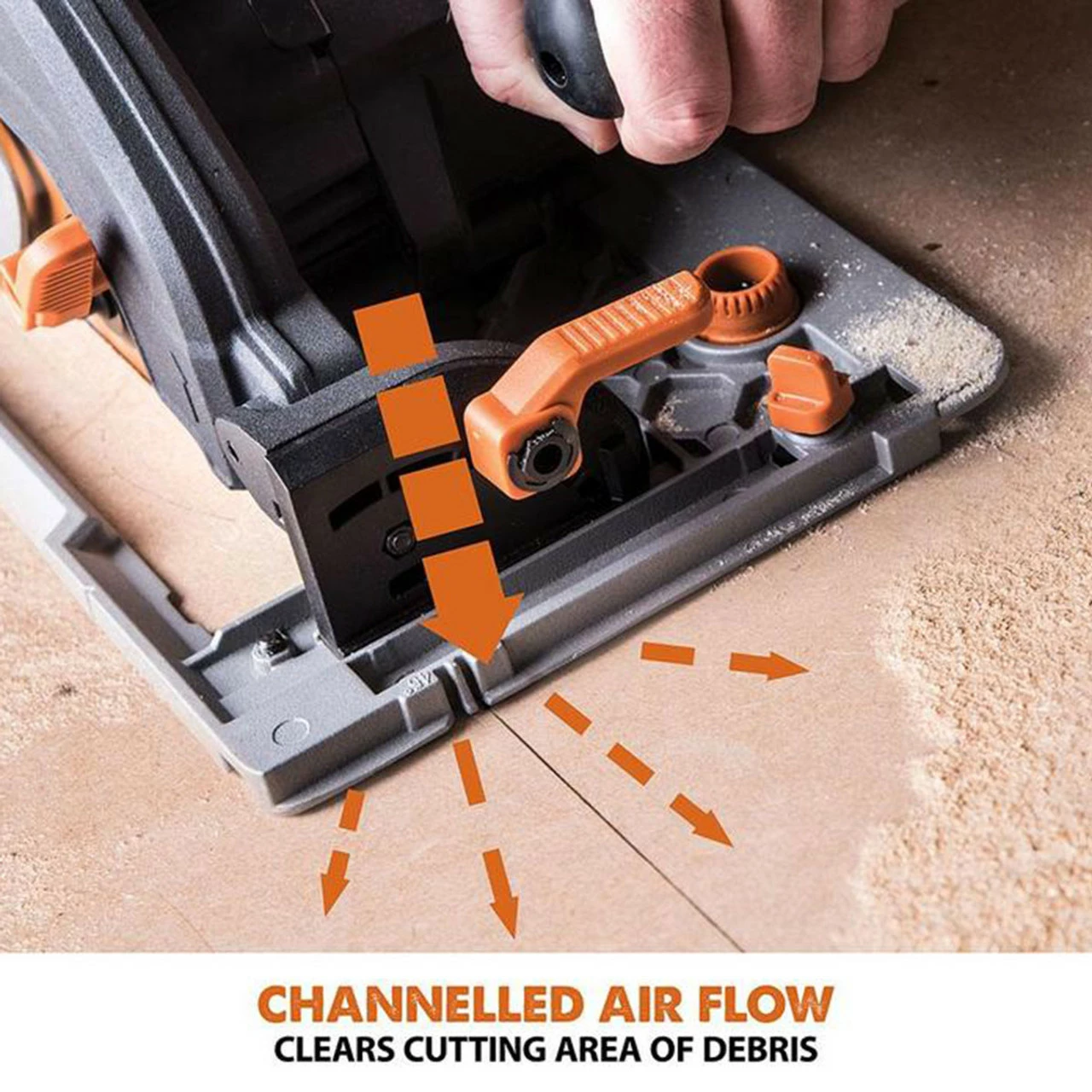 New 🤩 Evolution R185CCSX 185mm Circular Saw & Track 1600W 240V 😍 - Image 10