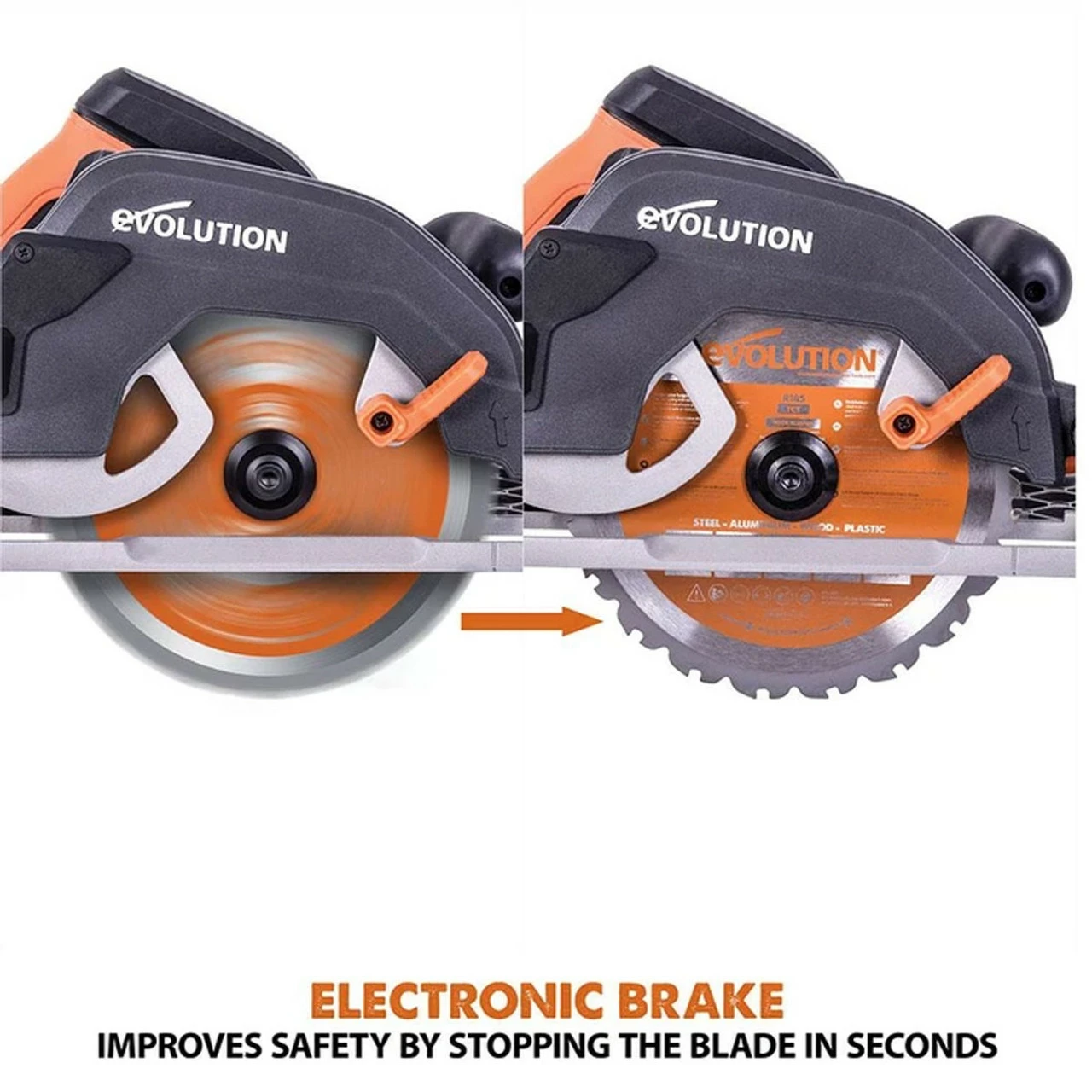 New 🤩 Evolution R185CCSX 185mm Circular Saw & Track 1600W 240V 😍 - Image 16