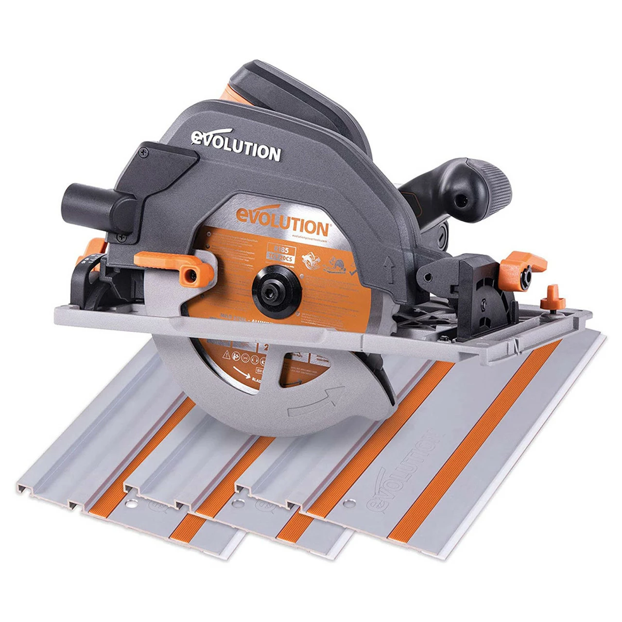 New 🤩 Evolution R185CCSX 185mm Circular Saw & Track 1600W 240V 😍