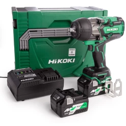 Cheap ❤️ Hikoki WR36DBJRZ 36V MultiVolt 1/2" Brushless Impact 🔧 Wrench With 2x 5.0Ah Batteries ⭐