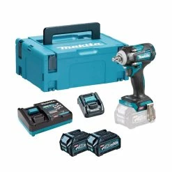 Discount 😀 Makita TW004GD201 40V Max XGT 1/2" Brushless Impact 🔧 Wrench With 2x 2.5Ah Batteries ✔️