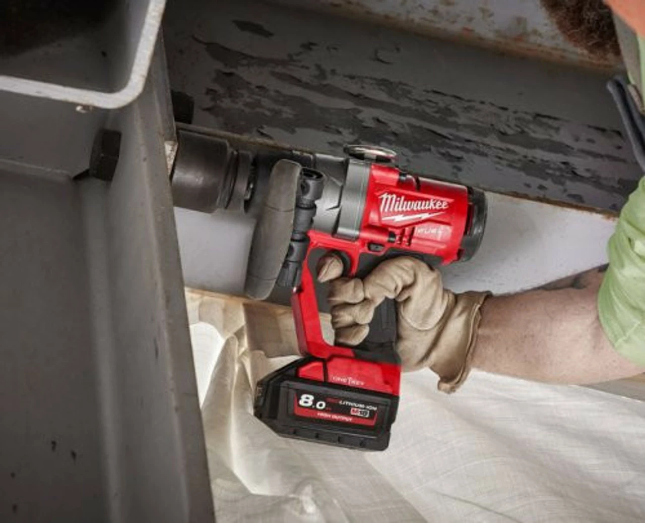 New ๐ Milwaukee M18 ONEFHIWF1-802X 18V Fuel One-Key 1" High Torque Impact ๐ง Wrench With 2x 8.0Ah Batteries ๐ - Image 3